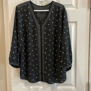 Black Talbots Blouse